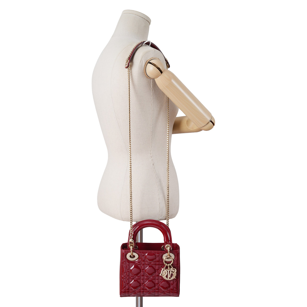 CHRISTIAN DIOR(USED)디올 페이던트 레이디디올 미니 백